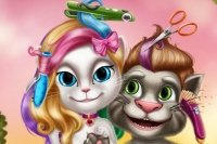 Coiffeuse de Talking Tom et Angela Coiffeuse de Talking Tom et Angela