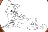 Coloriage Tom et Jerry Coloriage Tom et Jerry