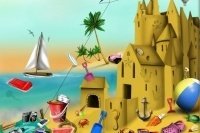 Construire un château de sable Construire un château de sable