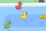Course de canards au bain Course de canards au bain