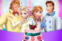 Le Gâteau de mariage des Frozen