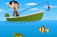 Mr Bean pêche